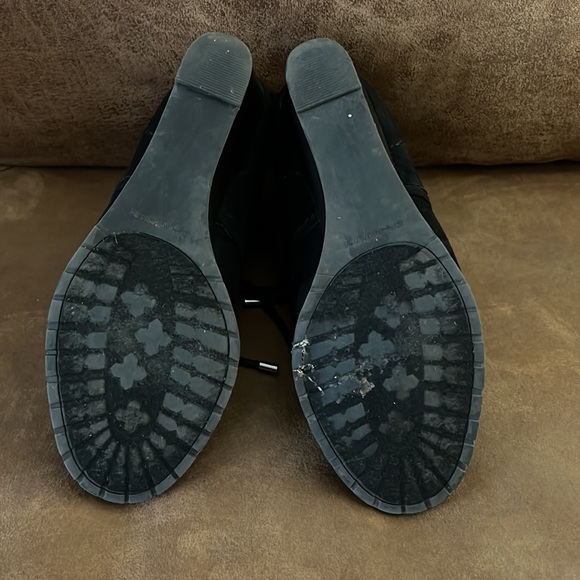 SO black suede wedge booties - Picture 4 of 4